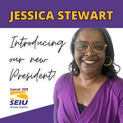 Jessica Stewart to lead SEIU Local 205