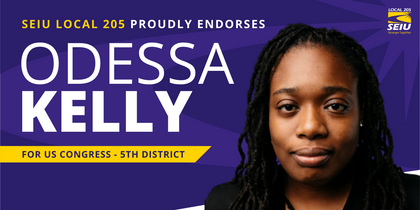 SEIU Endorses Odessa Kelly for Congress